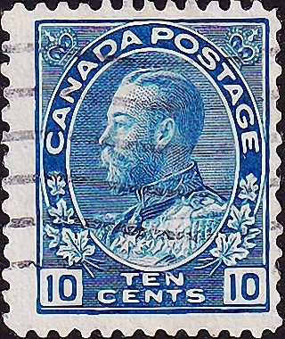  1922  . King George V , 10  .  5,0 .